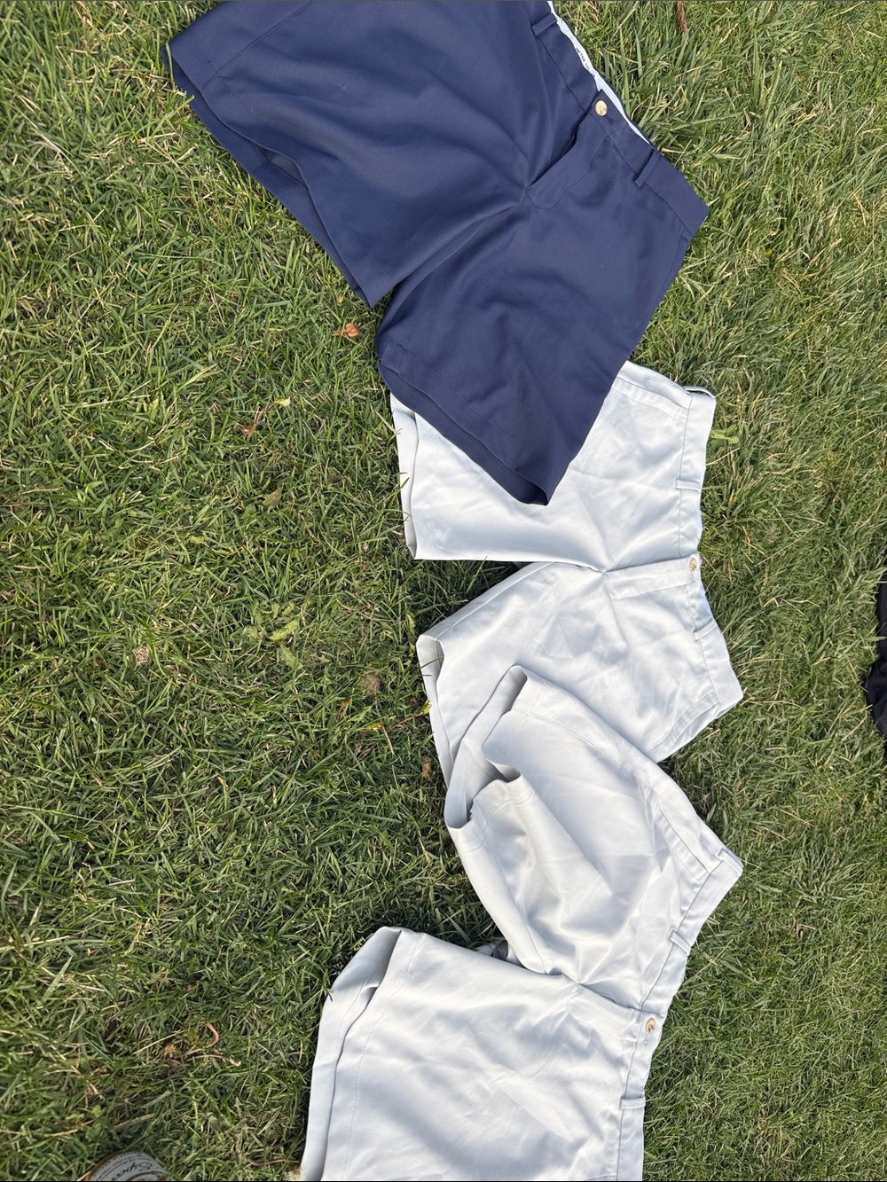 Peter Millar Kids Shorts in Navy and Light Gray